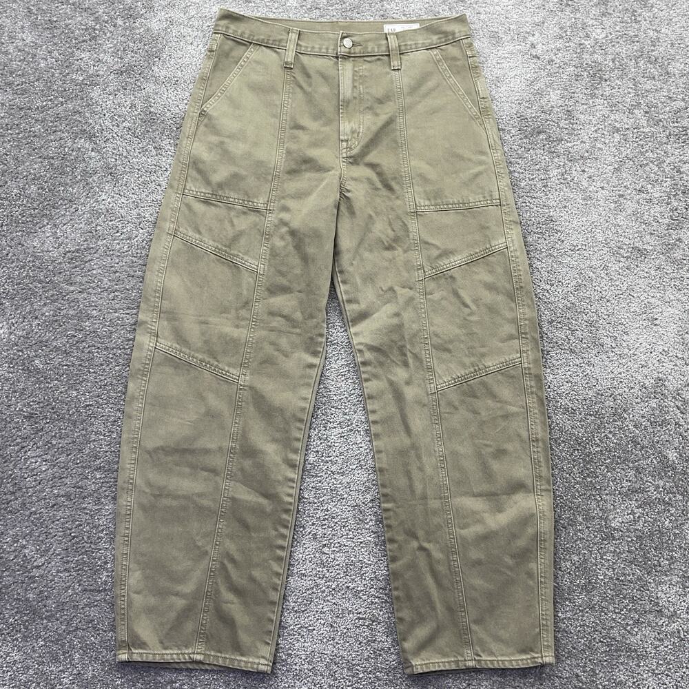 GAP Olive Green Wide Leg Jeans